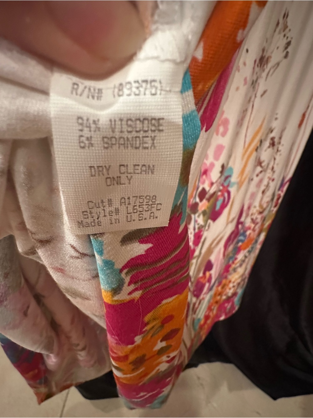 Sky Confetti Halter Maxi Dress with Multicolor Floral Print Large NWT - Picture 5 of 7